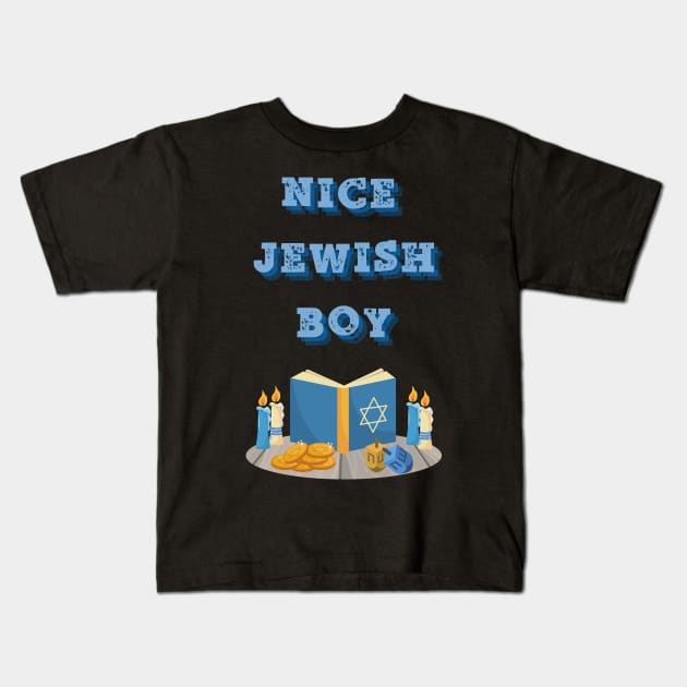 nice jewish boy Kids T-Shirt by vaporgraphic